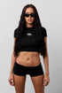 GRAFFITI BABY TEE BLACK